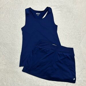 Girls Navy Blue Prince 2pc Tennis Set | Size:M